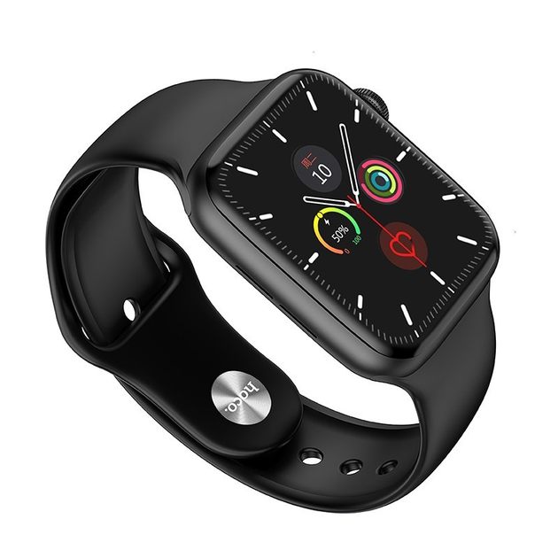 Смарт-часы Hoco Y1 с функцией ответа на звонок Smart Watch 44 mm Black ...
