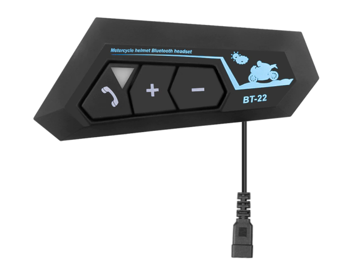 Гарнітура Sikeo BT-22 Bluetooth 5.0 для мотоциклетного шолома з мікрофоном Чорний (1009-507-00) - Фото 2 Гарнітура Sikeo BT-22 Bluetooth 5.0 для мотоциклетного шолома з мікрофоном Чорний (1009-507-00) - зображення 2