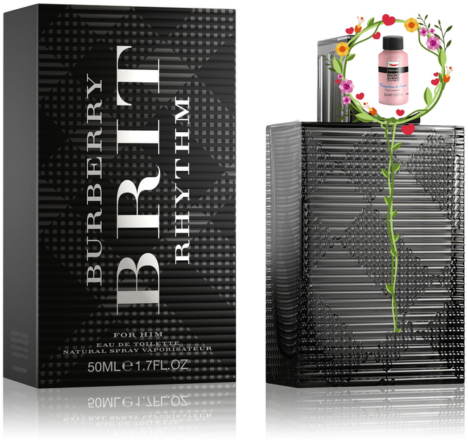 BURBERRY BRIT RHYTHM FOR HIM EDT SPRAY 50 5045410636420