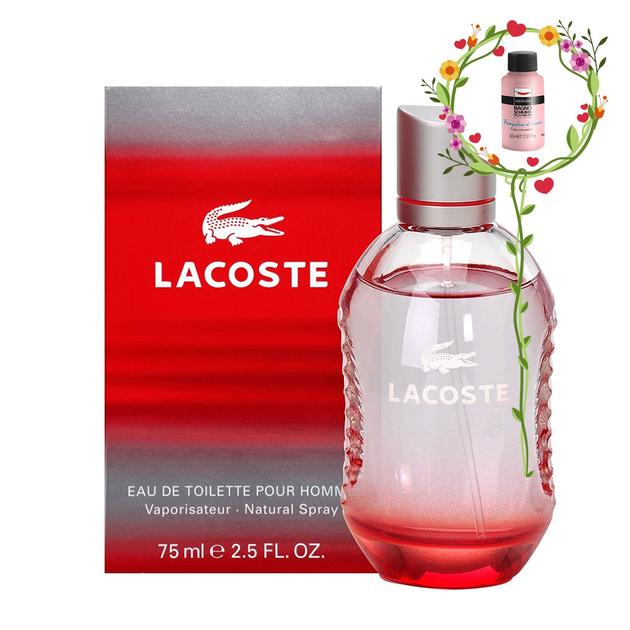 Lacoste red eau de toilette 75ml hotsell