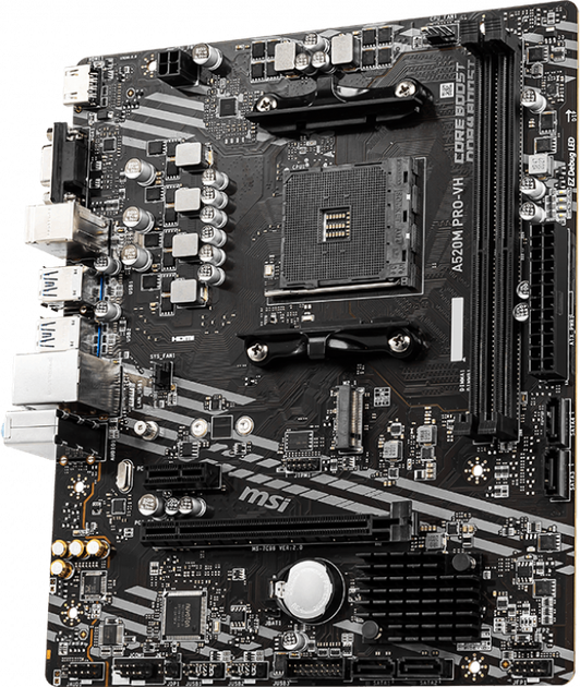Материнская плата MSI A520M Pro-VH (sAM4, AMD A520, PCI-Ex16) – фото ...