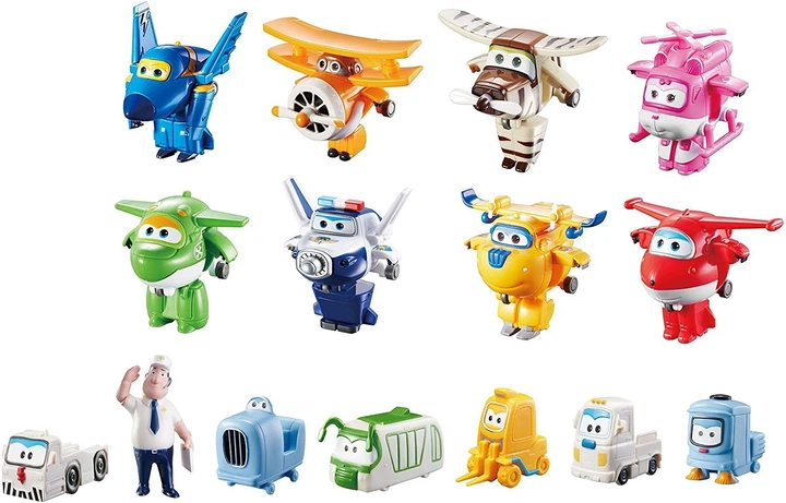 Игровой набор Трансформеров Super Wings World Airport Crew Супер