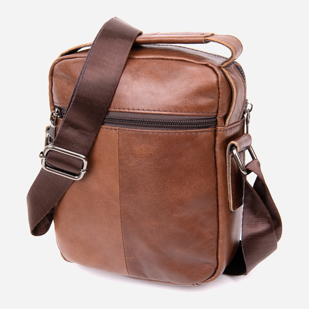 Сумка кросс-боди мужская кожаная Vintage Коричневая (leather-20414) – в ...