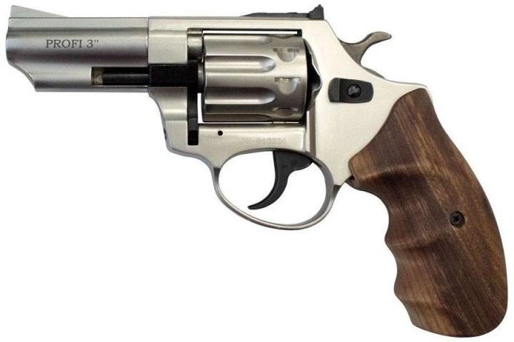 Револьвер під патрон Флобера PROFI-3 "сатин / бук +в подарунок Патрони Флобера 4 мм Sellier & Bellot Sigal (200 шт) - зображення 2