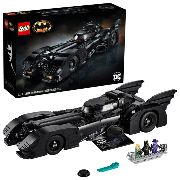Конструктор LEGO Super Heroes DC 1989 Batmobile 3306 деталей (76139) - Фото 2 Конструктор LEGO Super Heroes DC 1989 Batmobile 3306 деталей (76139) - зображення 2