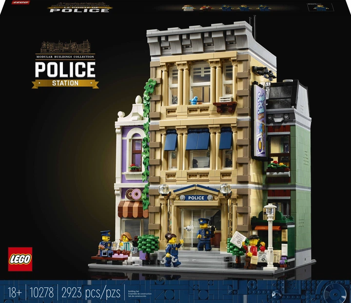 Конструктор LEGO Creator Expert Поліцейський відділок 2923 деталі (10278) - Фото 1 Конструктор LEGO Creator Expert Поліцейський відділок 2923 деталі (10278) - зображення 1