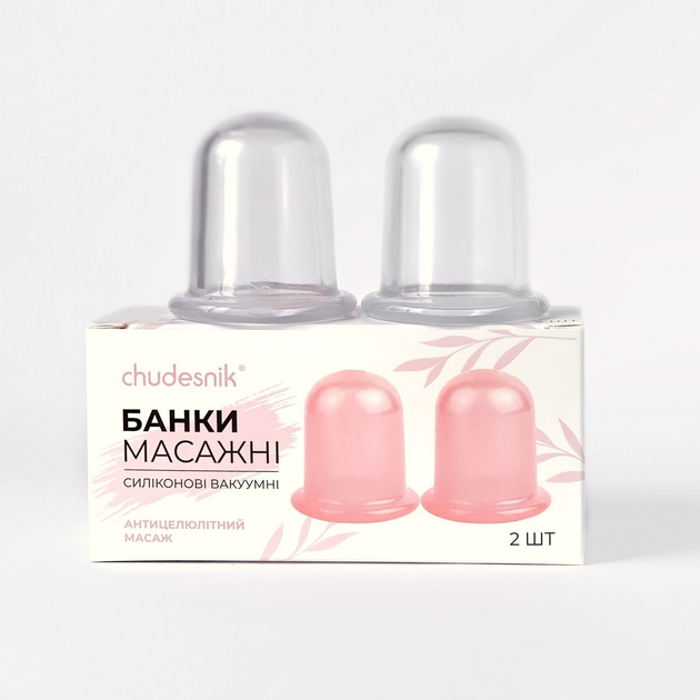Вакуумные массажные банки CHUDESNIK cредние 2 шт - изображение 1