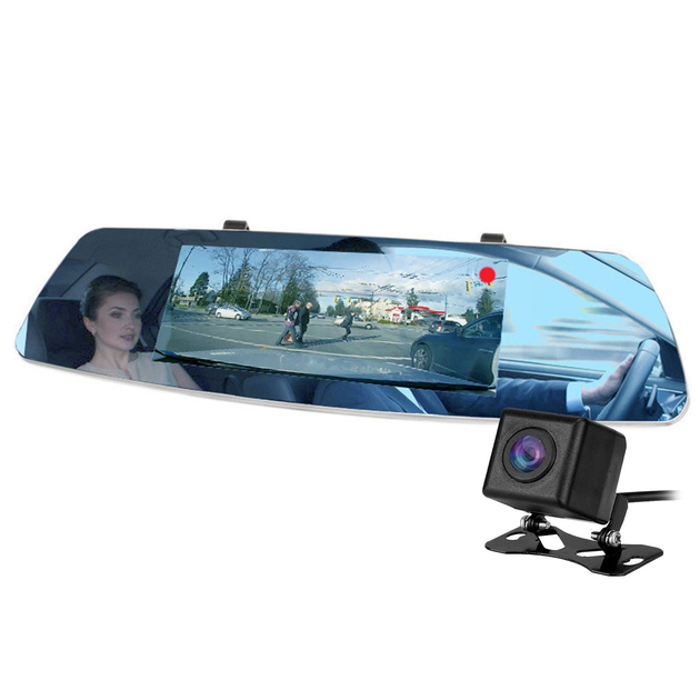 Автомобильное зеркало видеорегистратор 7" Lesko Car L1003M FullHD ...