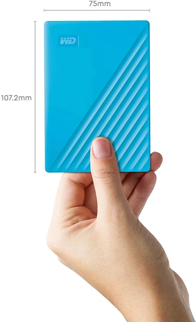 Жорсткий диск Western Digital My Passport 2TB WDBYVG0020BBL-WESN 2.5" USB 3.0 External Blue - зображення 5