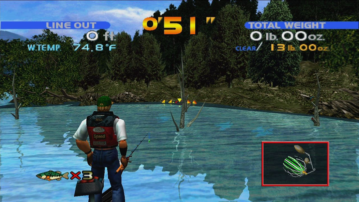 Sega Bass Fishing Wii Original, Sega Bass Fishing Wii Controls