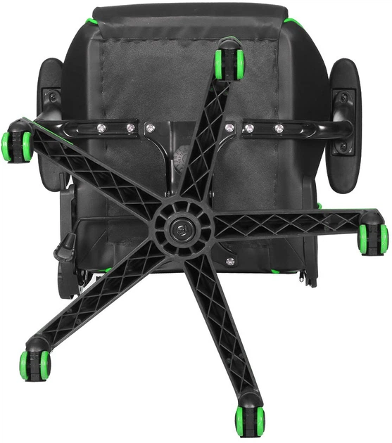 Крісло для геймерів Marvo CH-106 Black-green (CH-106GN) - зображення 8