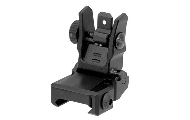 Откидная мушка UTGP AR15 Low Profile Flip-up Rear Sight with Dual Aiming Aperture MNT-955 - изображение 2