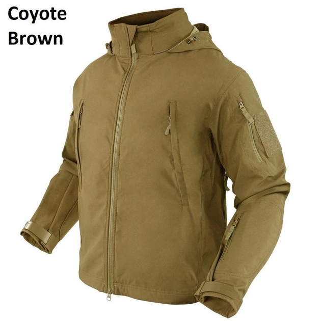 Софтшелл куртка без утепления Condor SUMMIT Zero Lightweight Soft Shell Jacket 609 Large, Coyote Brown - изображение 1