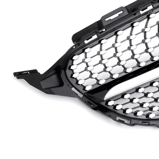 Грати радіаторні з емблемою Diamond Grille з бриллиантами W205 для Mercedes C200 C250 C300 C350 - Фото 6 Грати радіаторні з емблемою Diamond Grille з бриллиантами W205 для Mercedes C200 C250 C300 C350 - зображення 6