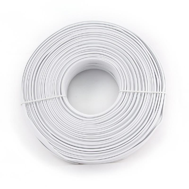 Кабель телефонный Cablexpert TC1000S6-100M, плоский, литой, бухта 100м ...