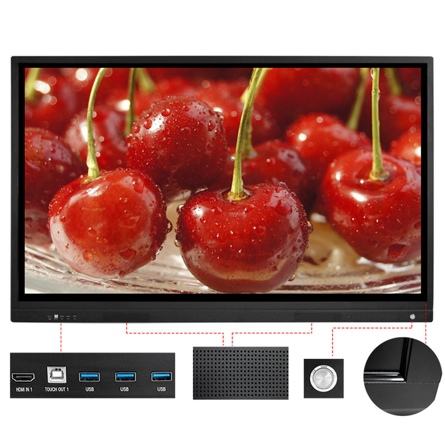 Інтерактивна панель Android 8.0 iBoard 75" дюймів діагональ, дві ОС (Android+Windows) iBoard IP75 VA 8 (PC i5 9gen 8/256SSD) - зображення 3
