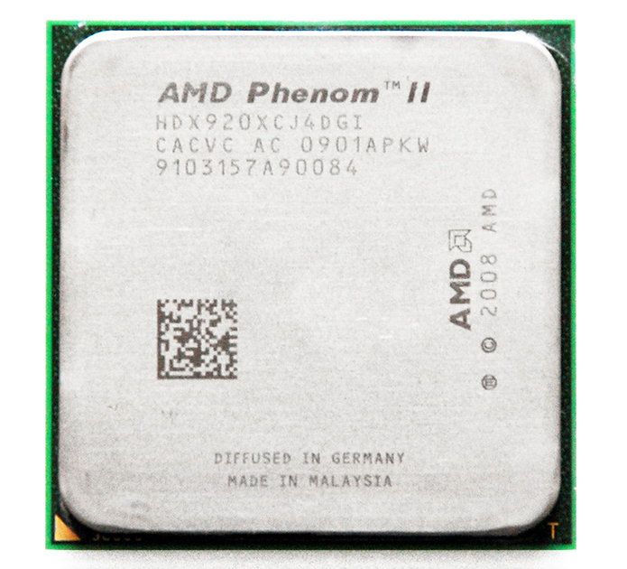 Процесор AMD Phenom II X4 920 4 Ядра, 2.8 GHz, sAM3 / AM2+, Tray ( HDX920XCJ4DGI ) Б/У - зображення 1