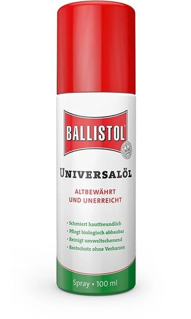 Масло збройне Klever Ballistol Універсальний Oil Spray 100 ml (21600) - зображення 1