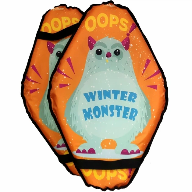 Санки Ледянки Мягкие с ручками M'YAKO - Winter Monster SLR-04wm - изображение 3