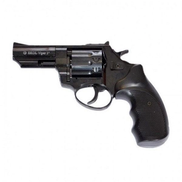 Револьвер під патрон Флобера EKOL 3 "+ в подарунок Патрони Флобера 4 мм Sellier & Bellot Sigal (50 шт) + Кобура оперативна для револьвера універсальна + Збройна чищення мастило-спрей XADO - зображення 2