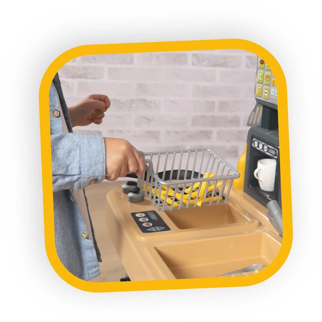 Restauracja interaktywna Smoby Toys 2 w 1 Burger House 29 akcesoriów (310910) (3032163109105) - obraz 8