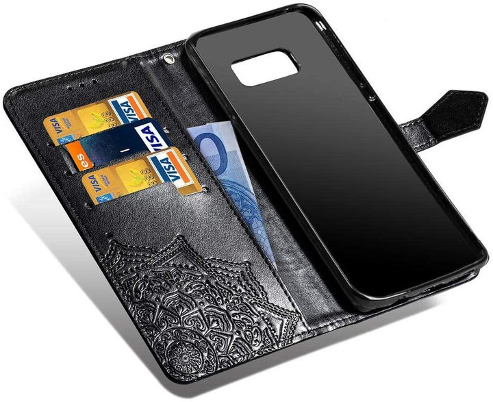 Чехол Vintage для Samsung Galaxy S8 Plus / G955 книжка с узором черный ...