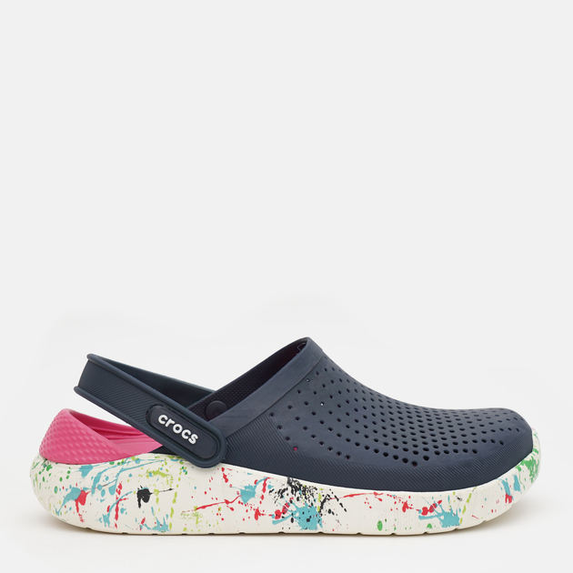 crocs literide navy pink