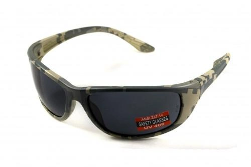 Стрелковые очки Global Vision Eyewear HERCULES 6 CAMO Smoke - изображение 2