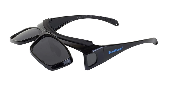 Накладные очки с поляризацией BluWater FLIP-IT Gray - изображение 2