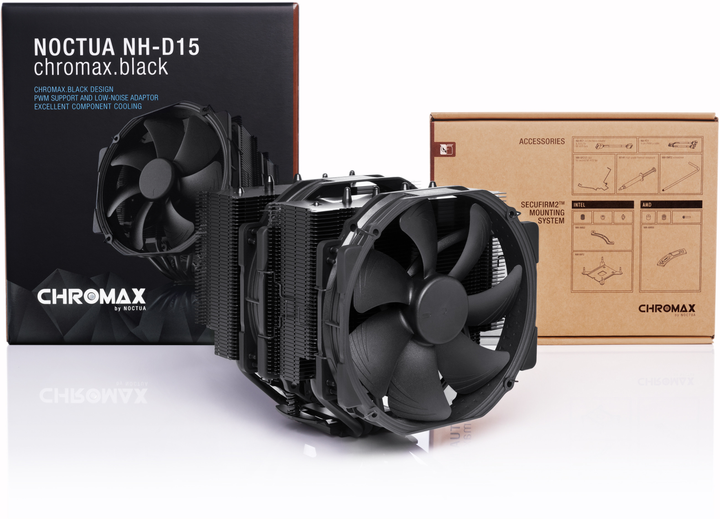 Кулер Noctua NH-D15 Chromax Black - изображение 4