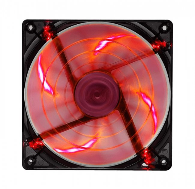 Кулер Aerocool Shark Fan 120мм LED (Evil Black/Orange) - изображение 2