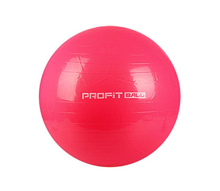 Мяч для фитнеса Profit Ball 75 см красный (фитбол, гимнастический мяч ...