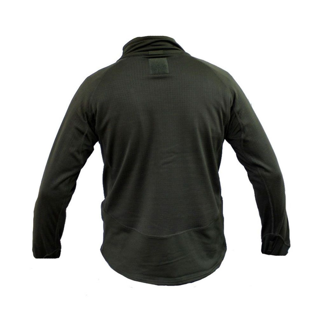 Тактическая флисовая рубашка MIL-TEC THERMOFLEECE OD L Зеленый (10922001) - изображение 2