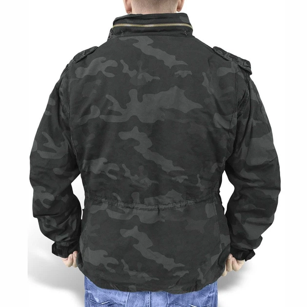 Куртка Surplus Regiment M 65 Jacket Black Camo XXL Камуфляж (20