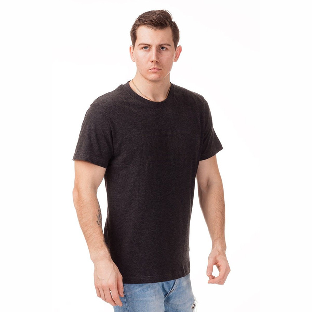 Футболка Magnum Essential T-Shirt DARK GREY MELANGE XXXL Серый (MGETDGM)  - изображение 1