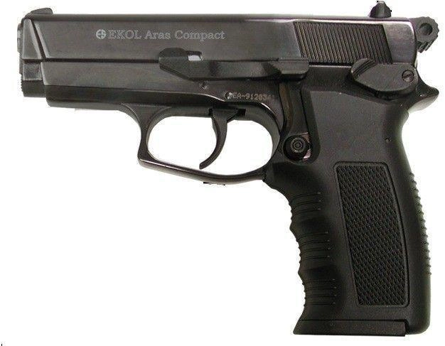 Стартовий пістолет Ekol Aras Compact Black - зображення 1