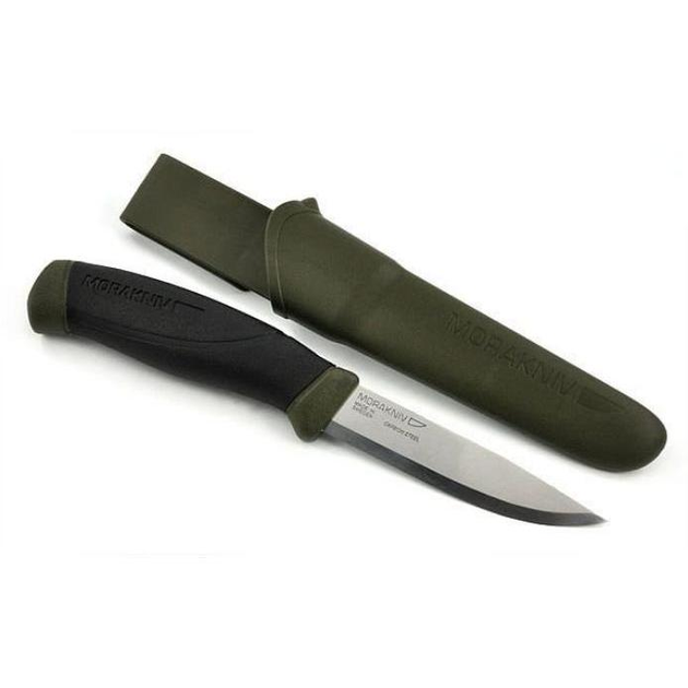 Ніж Morakniv 12494 Companion Green Heavy Duty MG вуглецева сталь - зображення 2