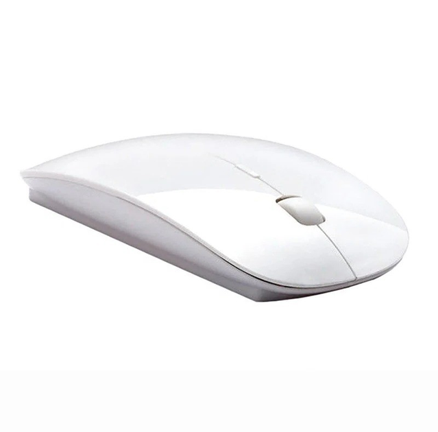 Компьютерная беспроводная мышка Wireless Mouse G-132, Белая оптическая ...
