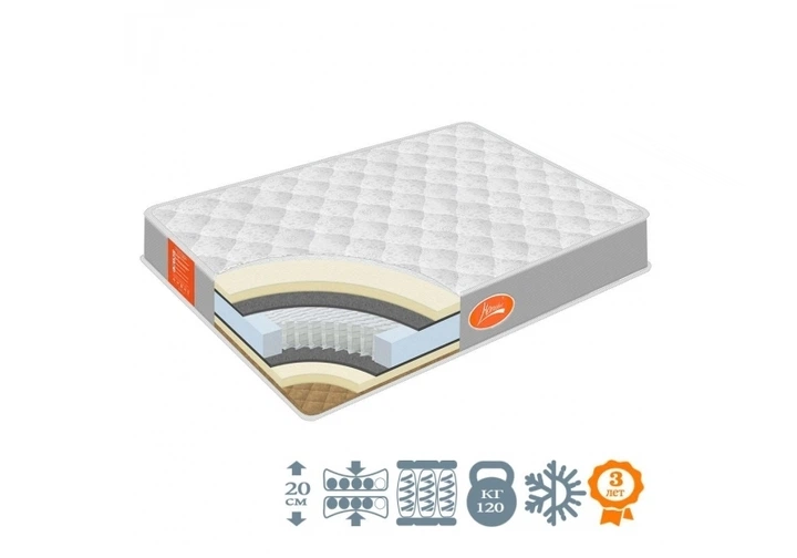 Матрац ортопедичний Homefort Classic Luxe 70x190 см (109279) - Фото 1 Матрац ортопедичний Homefort Classic Luxe 70x190 см (109279) - зображення 1