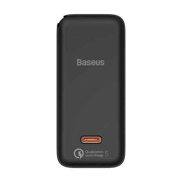 Блок питания Baseus GaN2 100W Quick Charge 5.0 |1xType-C, QC/PD, 5A| + кабель USB-C 100W для MacBook/Huawei/Samsung/Asus/Google/Lenovo black - Фото 3 Блок питания Baseus GaN2 100W Quick Charge 5.0 |1xType-C, QC/PD, 5A| + кабель USB-C 100W для MacBook/Huawei/Samsung/Asus/Google/Lenovo black - изображение 3