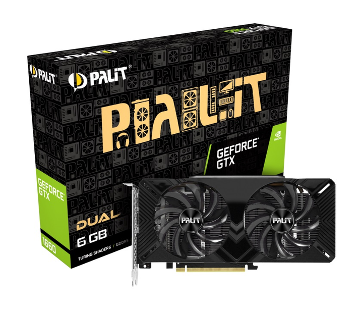 Palit geforce gtx 1660 dual 6gb gddr5 ne51660018j9 1161a обзор