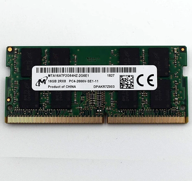 Оперативная память Micron 16 GB SO-DIMM DDR4 2666 MHz