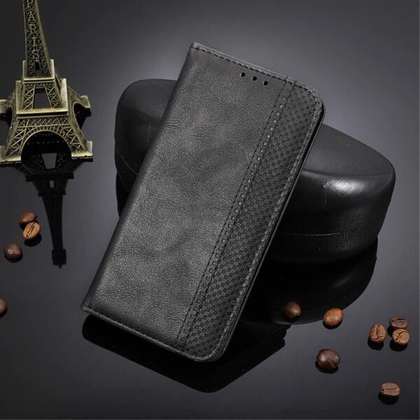 Чехол-книжка Deexe Retro Style для Samsung Galaxy M32 (M325) - Black - изображение 8