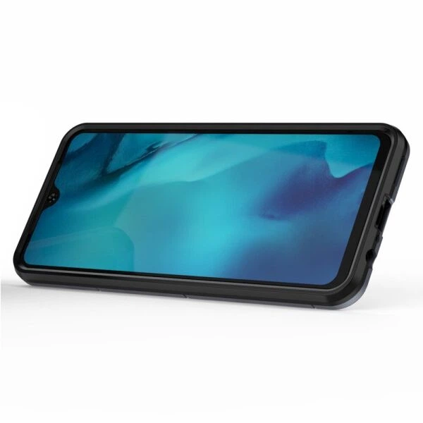 Защитный чехол Deexe Hybrid Case для VIVO V21e - Blue - Фото 4 Защитный чехол Deexe Hybrid Case для VIVO V21e - Blue - изображение 4