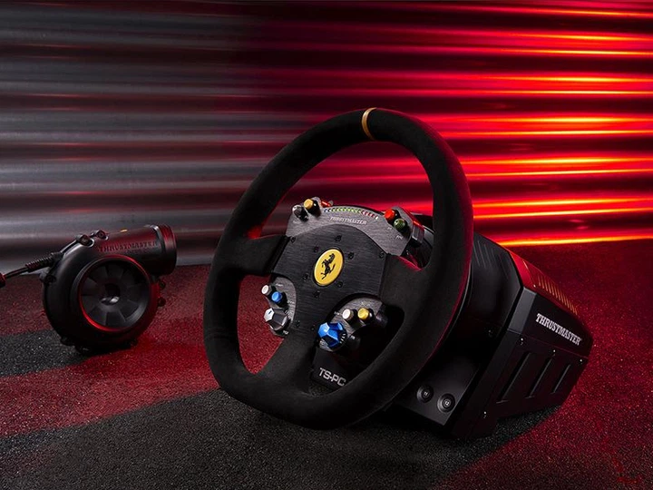 Kierownica Thrustmaster TS-PC Racer Ferrari 488 Challenge Edition Czarna (2960798) - obraz 5