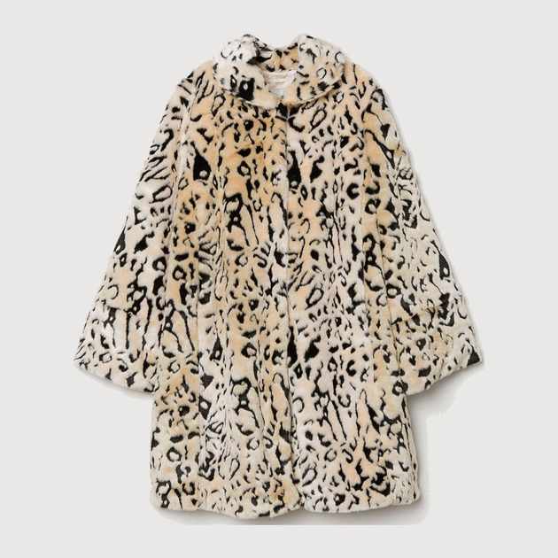 Эко шуба женская H&M 6804328-AAON 42 Леопардовая (DD3000001525295) 