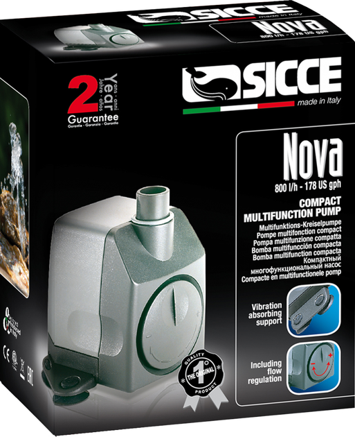 Универсальная циркуляционная помпа SICCE NOVA 800 л/ч (PRN100) - изображение 2