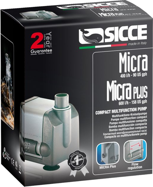 Универсальная циркуляционная помпа SICCE MICRAPLUS 600 л/ч (PRM220) - изображение 2