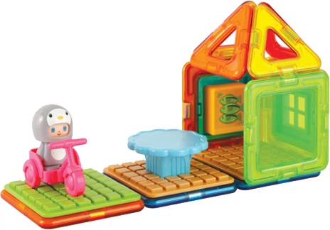 Klocki magnetyczne Magformers Domek pingwina 20 elementów (730658050187) - obraz 6