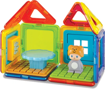 Klocki magnetyczne Magformers Domek pingwina 20 elementów (730658050187) - obraz 9